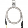GoodDrut GDB TSXF 15-2-1 - Kabel audio Jack x XLR-F biały - 15m