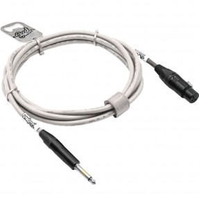 GoodDrut GDB TSXF 20-2-1 - Kabel audio Jack x XLR-F biały - 20m