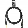 GoodDrut GDBK TSXF 10 - Kabel audio Jack x XLR-F czarny - 10m