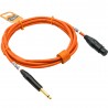 GoodDrut GDO TSXF 2 - Kabel audio Jack x XLR-F pomarańczowy - 2m