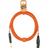 GoodDrut GDO TSXF 2 - Kabel audio Jack x XLR-F pomarańczowy - 2m