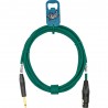 GoodDrut GDG TSXF 7 - Kabel audio Jack x XLR-F zielony - 7m