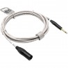 GoodDrut GDB TSXM 2-1-1 - Kabel audio Jack x XLR-M biały - 2m