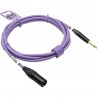 GoodDrut GDB TSXM 2-1 - Kabel audio Jack x XLR-M fioletowy - 2m