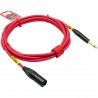 GoodDrut GDR TSXM 5 - Kabel audio Jack x XLR-M malinowy - 5m
