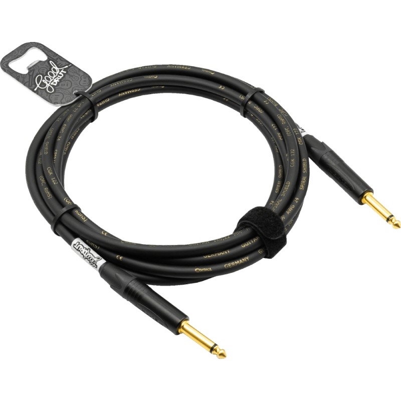 GoodDrut GDBK TSTS 20 - Kabel instrumentalny Jack x Jack czarny - 20m