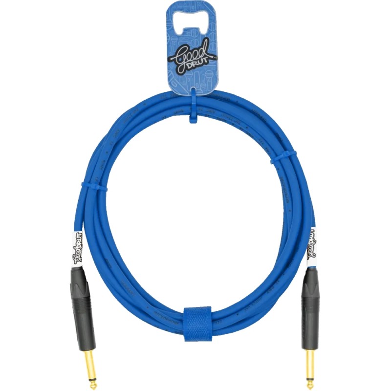 GoodDrut GDB TSTS 20 - Kabel instrumentalny Jack x Jack niebieski - 20m