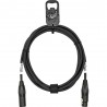 GoodDrut GDBK XMXF 15 - Kabel mikrofonowy XLR-M x XLR-F czarny - 15m