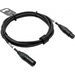 GoodDrut GDBK XMXF 2 - Kabel mikrofonowy XLR-M x XLR-F czarny - 2m