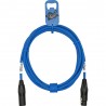 GoodDrut GDB XMXF 5 - Kabel mikrofonowy XLR-M x XLR-F niebieski - 5m