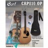 Cort CAP-810 OP NS zestaw gitarowy, gitara akustyczna, akcesoria - 4 - Zestawy gitarowe - Zestaw gitarowy składający się z gitar