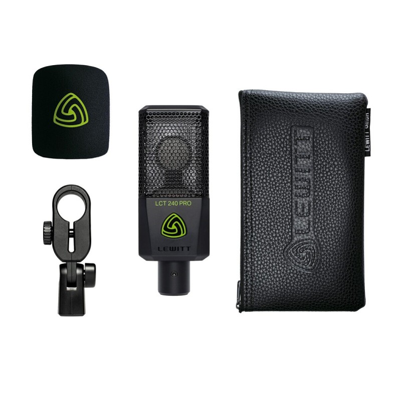 Lewitt LCT 240 PRO BK - Mikrofon pojemnościowy - 1 - Mikrofony studyjne - Lewitt LCT240 PRO BLACK to profesjonalny mikrofon poje