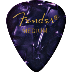 Fender Premium Celluloid 351 Shape Picks, Medium, Purple Moto, 144-Pack - 1