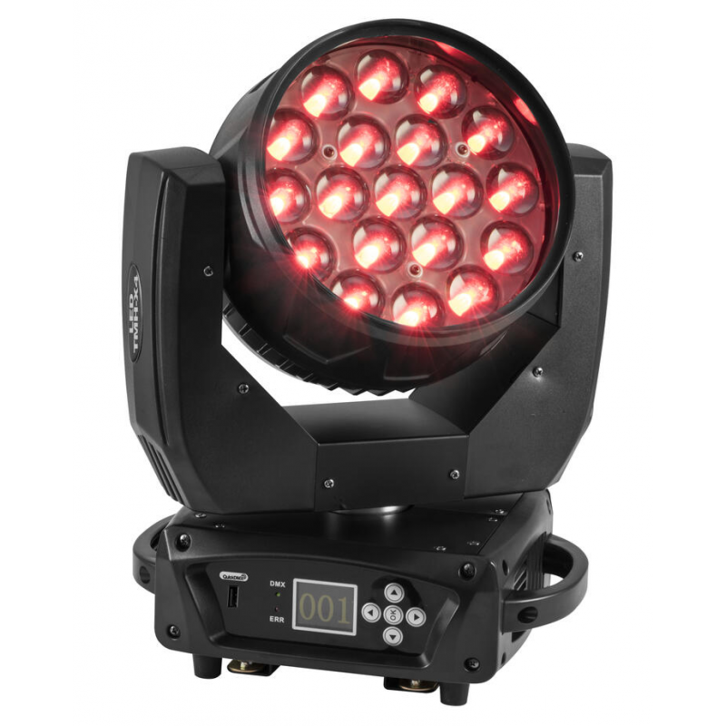 EUROLITE LED TMH-X4 - Głowa ruchoma Wash LED - 1 - Głowy typu WASH - Profesjonalna Głowa Wash LED z funkcją ZOOM oraz możliwości
