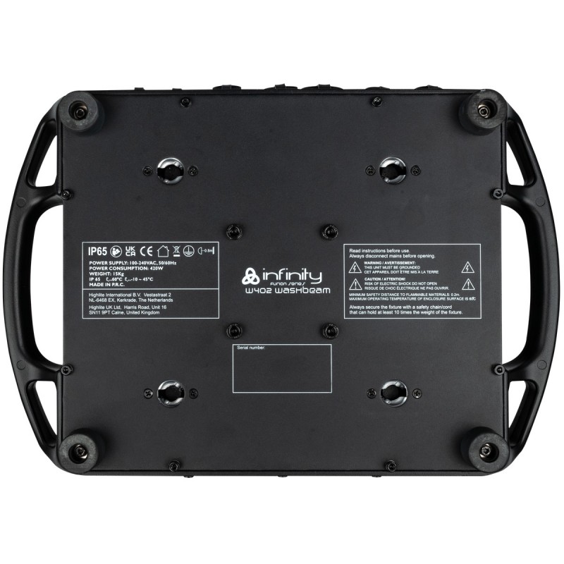 Infinity Furion W402 Wash/Beam RGBW LED - Głowa ruchoma IP65