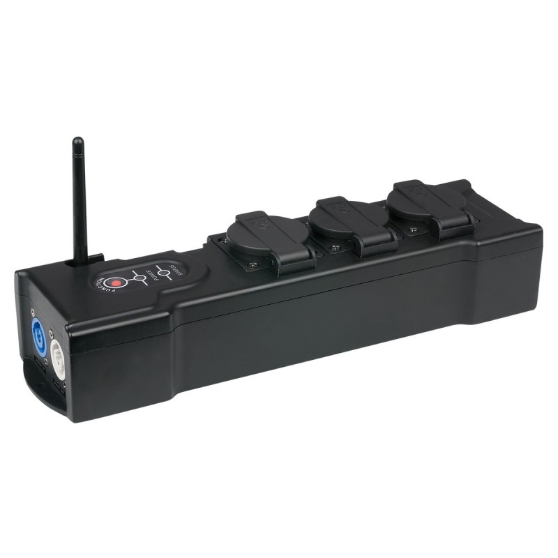 ShowGear Listwa zasilająca z wbudowanym odbiornikiem CRMX