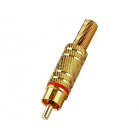 Monacor T-707GslsRT - Wtyk RCA
