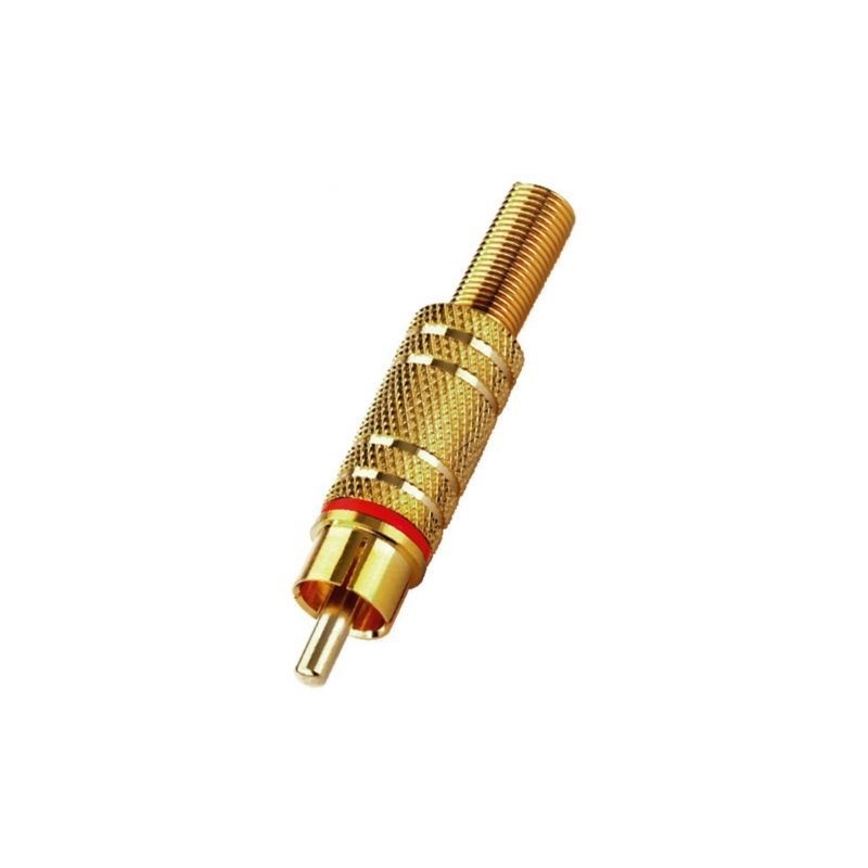 Monacor T-707GslsRT - Wtyk RCA
