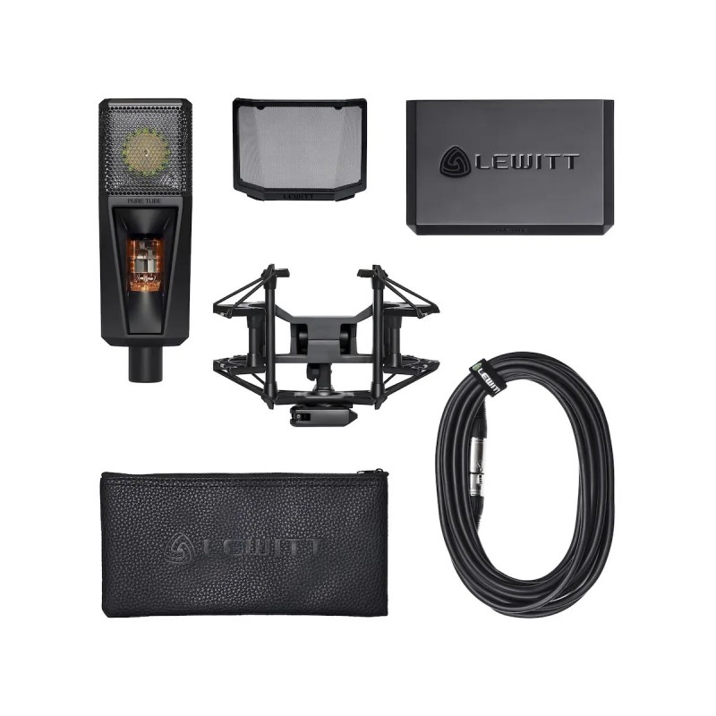 Lewitt Pure Tube Studio Set - Mikrofon lampowy pojemnościowy