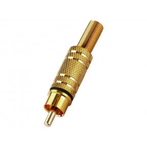 Monacor T-707GslsSW - Wtyk RCA