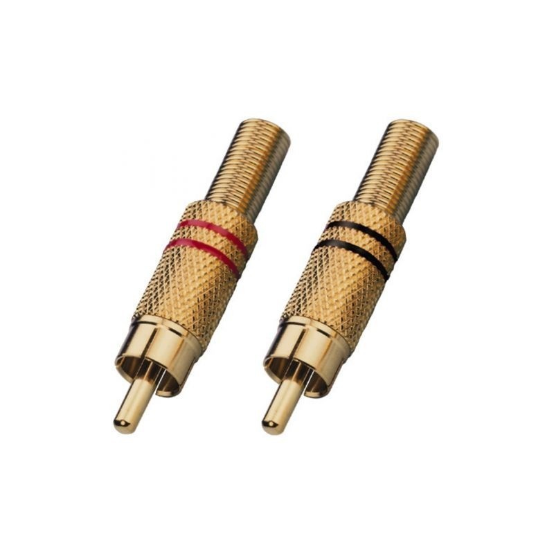 Monacor T-708GLC - Para wtyków RCA