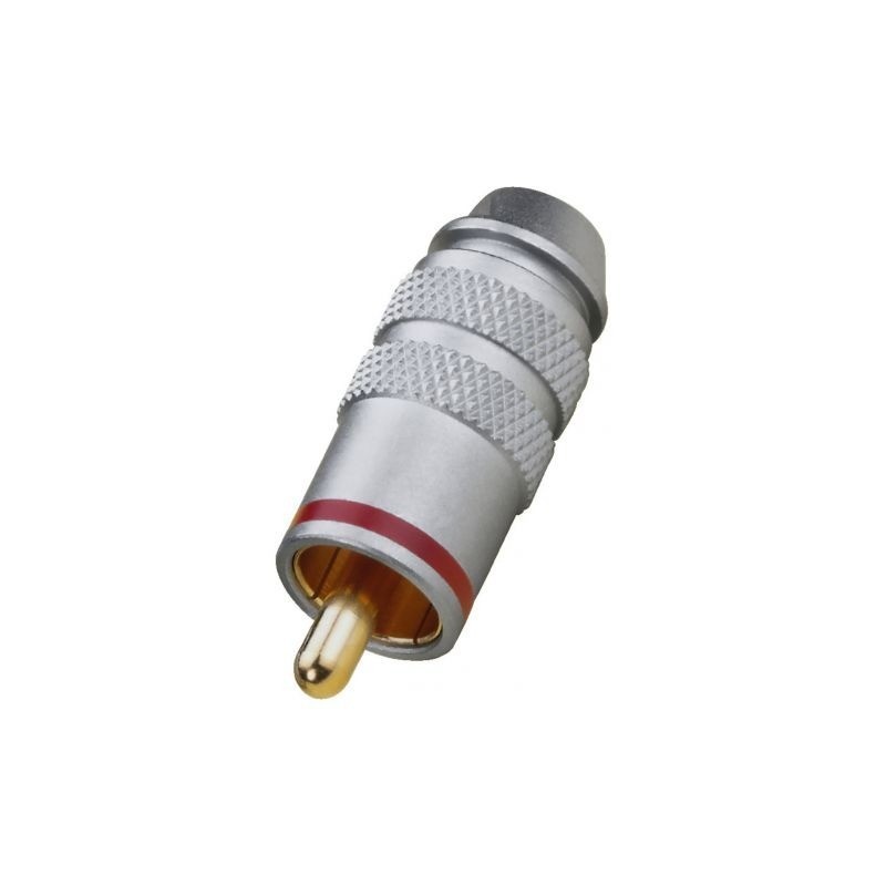 Monacor T-711GslsRT - Wtyk RCA