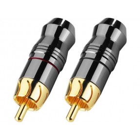 Monacor T-723G - Wtyki RCA High-End