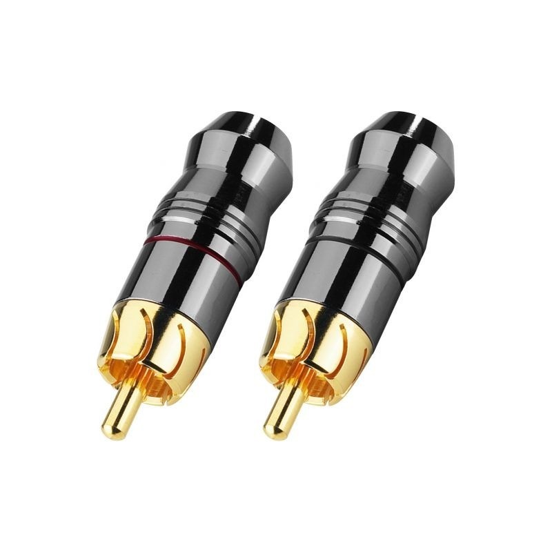 Monacor T-723G - Wtyki RCA High-End