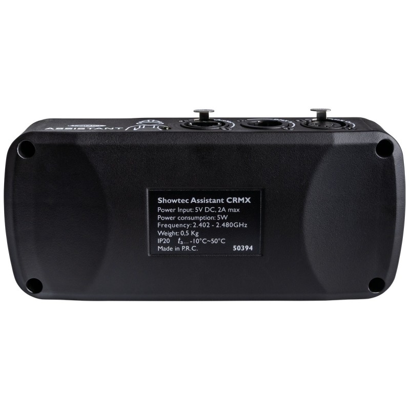 Showtec Assistant CRMX - Tester sygnałów W-DMX, CRMX, DMX, RDM, Art-Net i sACN