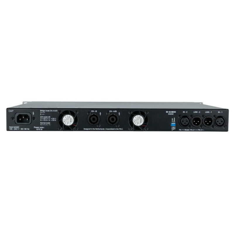 DAP Audio SI-2.1800 - Wzmacniacz mocy przeznaczony do instalacji