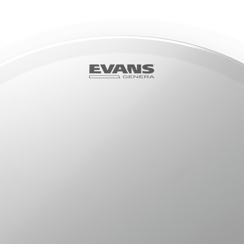 EVANS Genera Coated Snare Batter, 14 Inch Naciąg na Werbel - 2 - Naciągi - Naciągi na werble EVANS Genera zapewniają wyraźne, ła