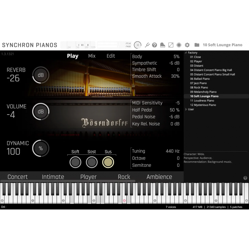 Vienna Symphonic Library Studio Bösendorfer Imperial Instrument wirtualny VST - 1 - Instrumenty wirtualne - Vienna Symphonic Lib