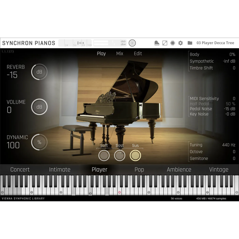 Vienna Symphonic Library Studio Blüthner 1895 (Standard Library) Instrument wirtualny VST - 1 - Instrumenty wirtualne - Vienna S