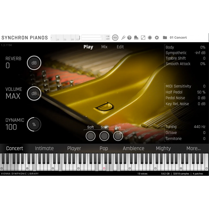 Vienna Symphonic Library Concert D-274 Essentials Instrument wirtualny VST - 1 - Instrumenty wirtualne - Vienna Symphonic Librar