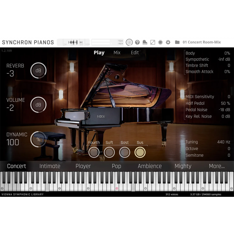 Vienna Symphonic Library Synchron Fazioli F308 (Standard Library) Instrument wirtualny VST - 1 - Instrumenty wirtualne - Vienna 