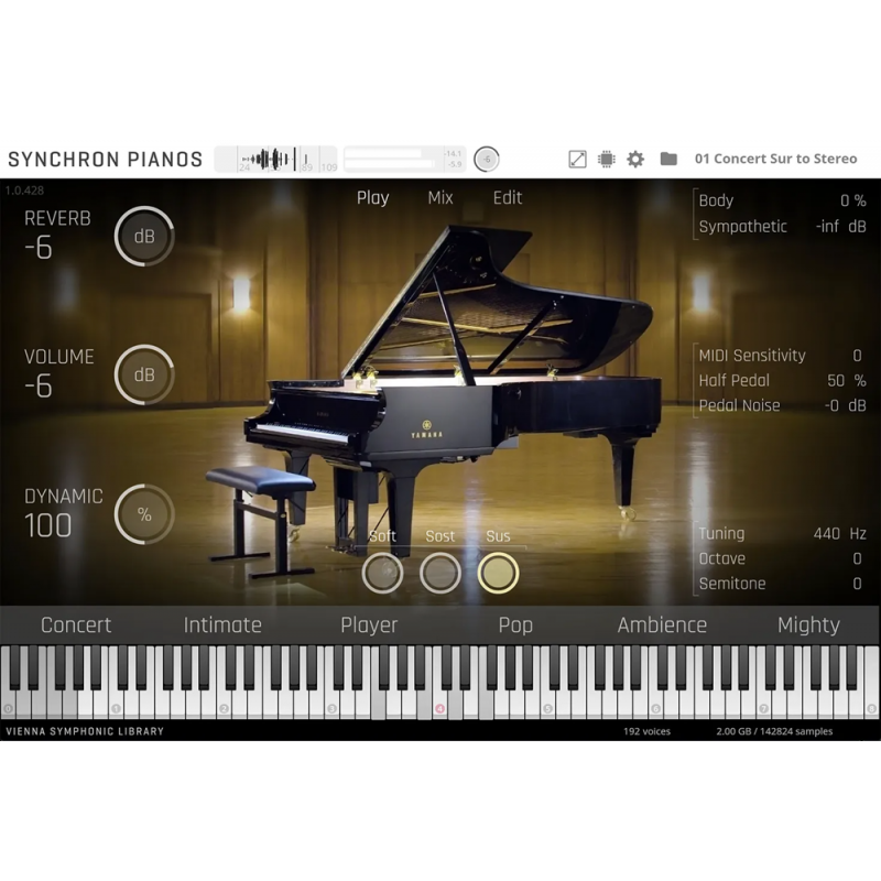 Vienna Symphonic Library Synchron Yamaha CFX (Standard Library) Instrument wirtualny VST - 1 - Instrumenty wirtualne - Vienna Sy