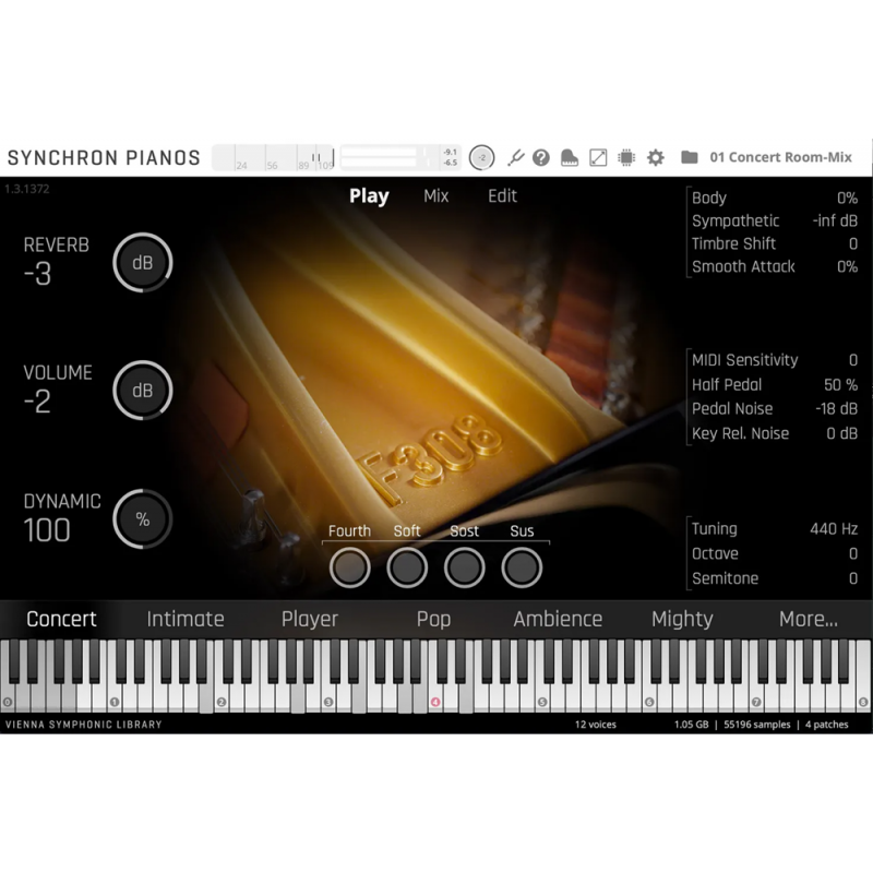 Vienna Symphonic Library Fazioli F308 Essentials Instrument wirtualny VST - 1 - Instrumenty wirtualne - Vienna Symphonic Library