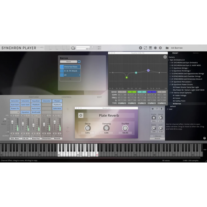 Vienna Symphonic Library Vienna Ensemble Pro 7 Cross-platform MIDI LAN - 7 - Oprogramowanie - Vienna Symphonic Library Vienna En