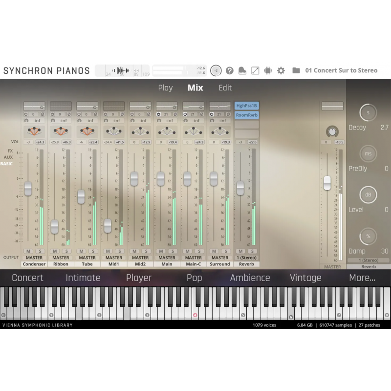 Vienna Symphonic Library Studio Fazioli F212 (Standard Library) Instrument wirtualny VST - 3 - Instrumenty wirtualne - Vienna Sy