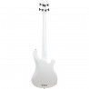 Schecter Stargazer-4 LH Gloss White - Gitara basowa