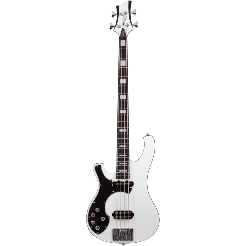 Schecter Stargazer-4 LH Gloss White - Gitara basowa