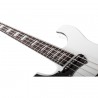 Schecter Stargazer-4 LH Gloss White - Gitara basowa