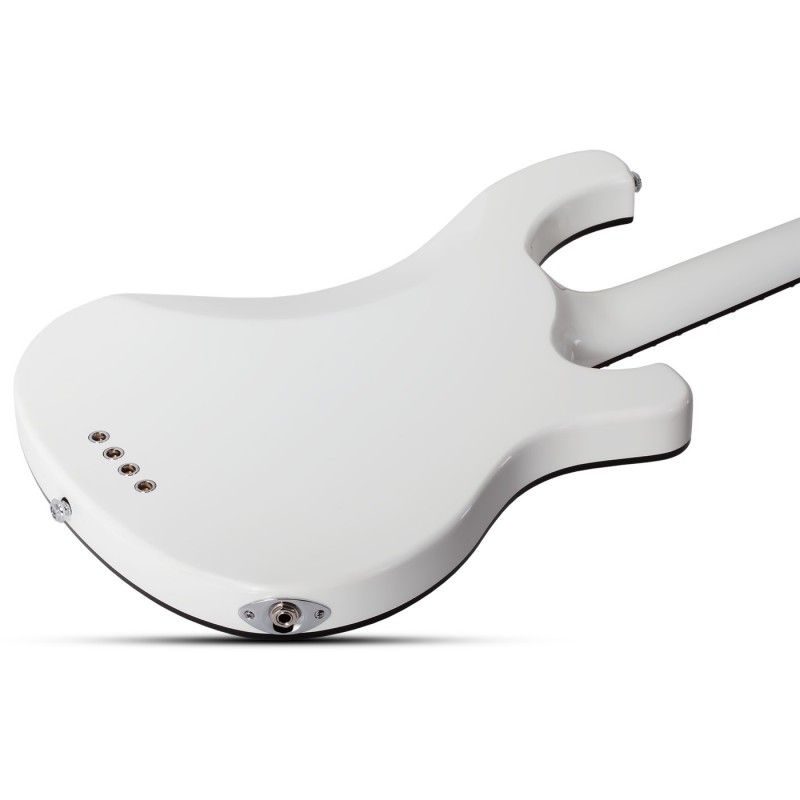 Schecter Stargazer-4 LH Gloss White - Gitara basowa