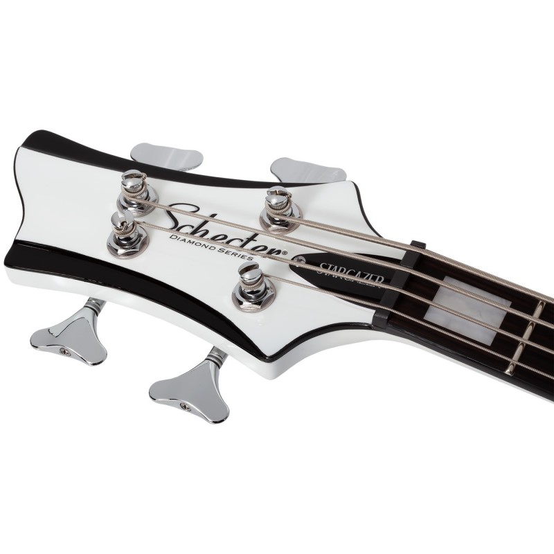 Schecter Stargazer-4 LH Gloss White - Gitara basowa