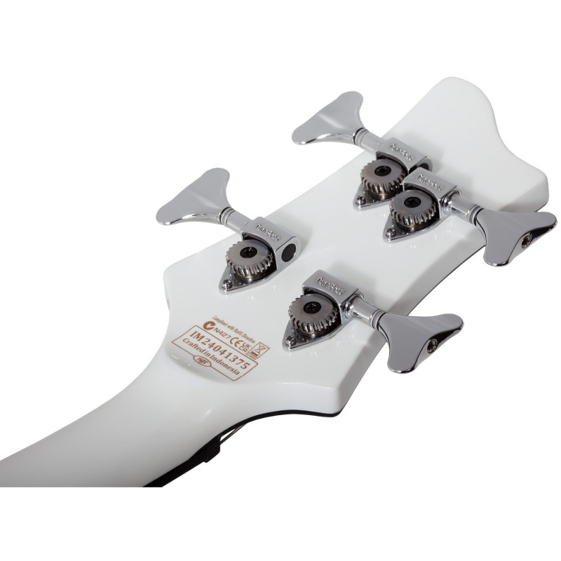 Schecter Stargazer-4 LH Gloss White - Gitara basowa