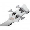 Schecter Stargazer-4 LH Gloss White - Gitara basowa