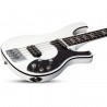 Schecter Stargazer-4 Gloss White - Gitara basowa