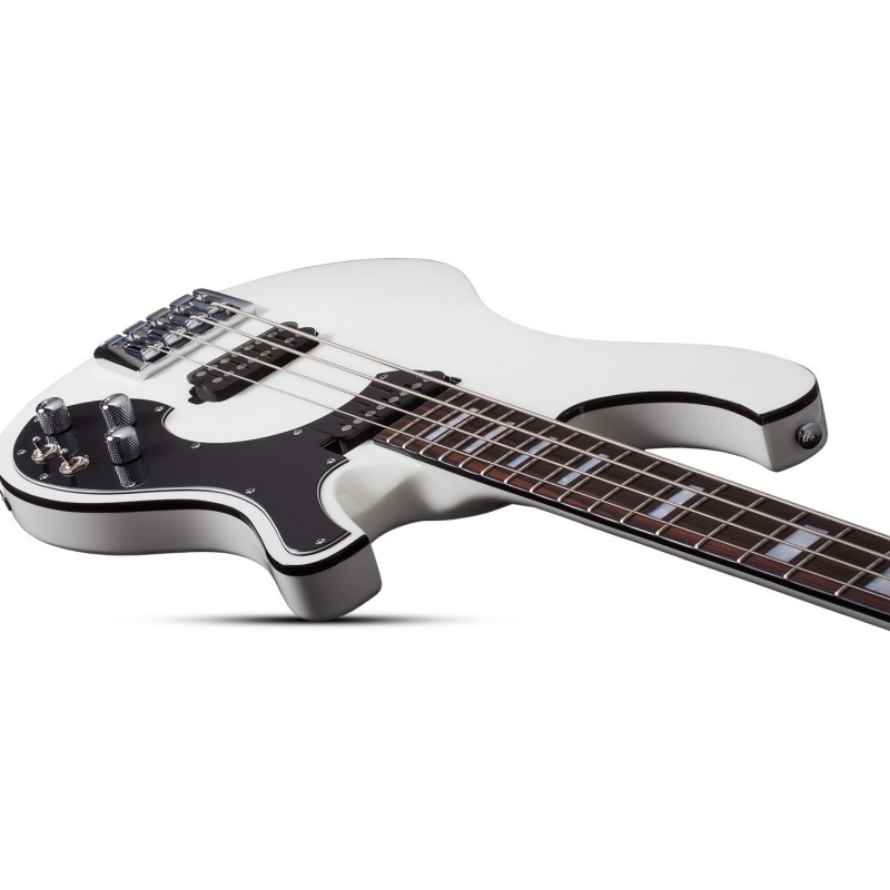 Schecter Stargazer-4 Gloss White - Gitara basowa