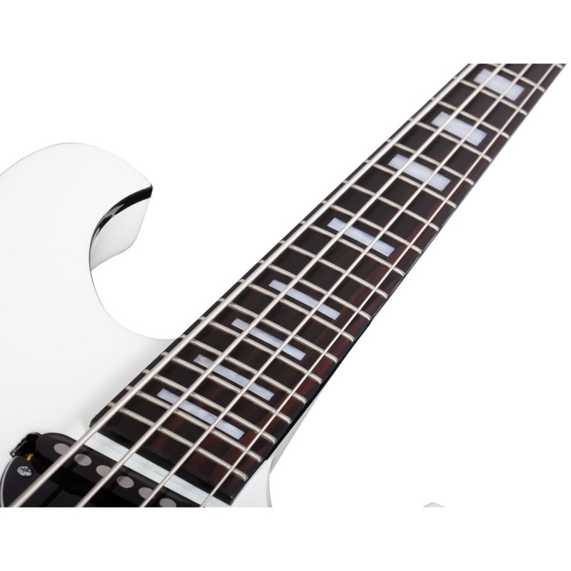 Schecter Stargazer-4 Gloss White - Gitara basowa