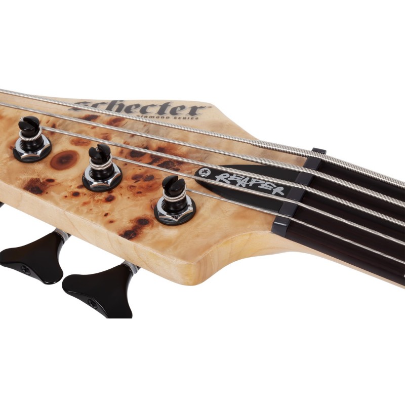 Schecter Reaper-5 LH Natural Satin - Gitara basowa